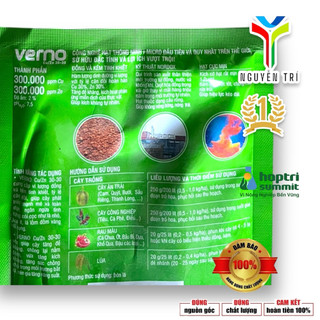 Phân Bón Lá VERNO Cu/Zn 30-30 | Đồng Kẽm Tinh Khiết | Kích Kháng – Tăng Sức Đề Kháng | Gói 250g