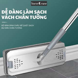Bộ Lau Nhà Tự Vắt Thông Minh 2 Ngăn MOPScratch - Loại Bỏ 99% Bụi Bẩn & Lông Thú - An Toàn