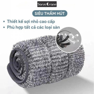Cây Lau Nhà Tự Vắt Thông Minh MOPScratch 360 Độ - Bộ Chổi Lau Nhà Kèm Thùng Tách Nước Bẩn
