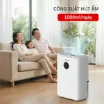 Máy hút ẩm mini điện tử 1080ml/ngày Fujihome DHP05, lọc không khí Ion khử khuẩn UV tạo hương thơm tủ giày, tủ quần áo — ảnh 2