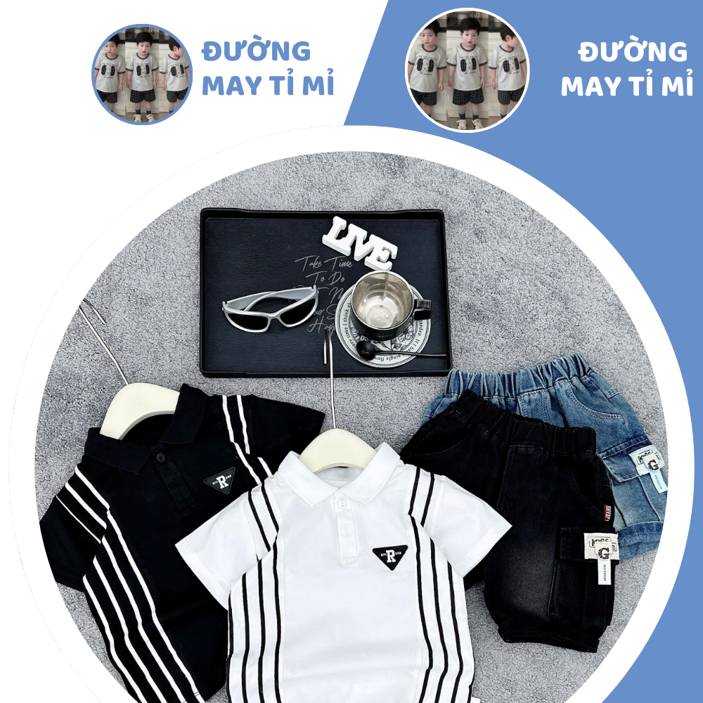 [À ƠI SHOP] A02- bộ polo tam giác ngược chữ r- a116.843