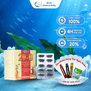 Viên Uống 20-B BLinhzhi ginseng đông trùng hạ thảo hỗ trợ ăn ngon miệng ,bồi bổ cơ thể, nâng cao thể trạng
