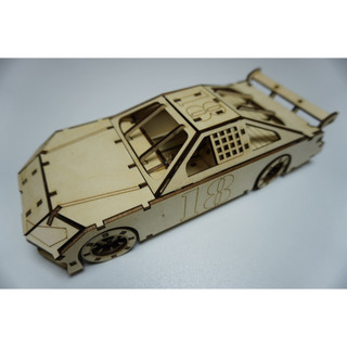 HDLaser mô hình ô tô lắp ghép DIY-Cars HDC010(25x12x12cm)