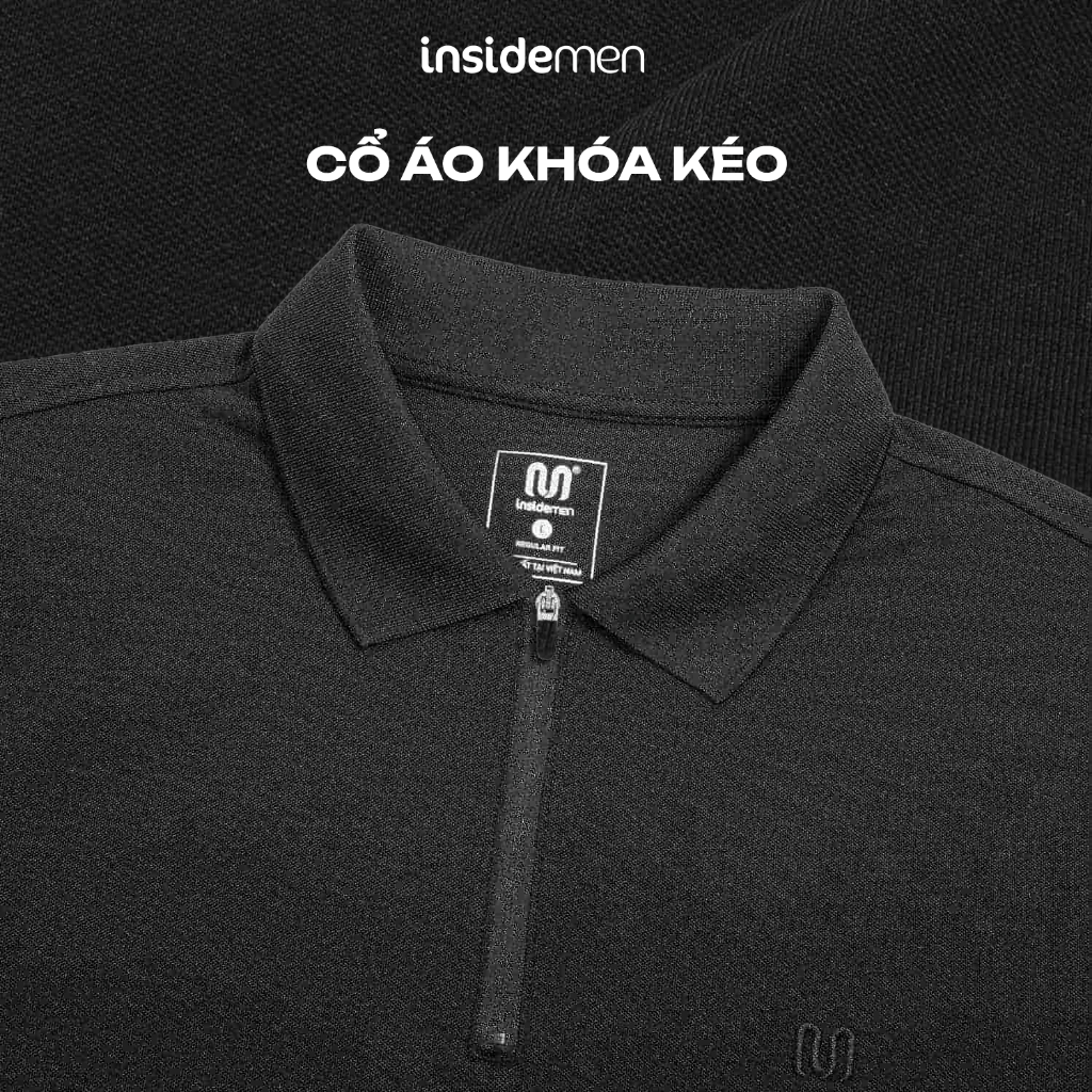 Áo Polo Nam Insidemen Regular Fit Cotton Spandex Thoáng Mát IPS098EDP01