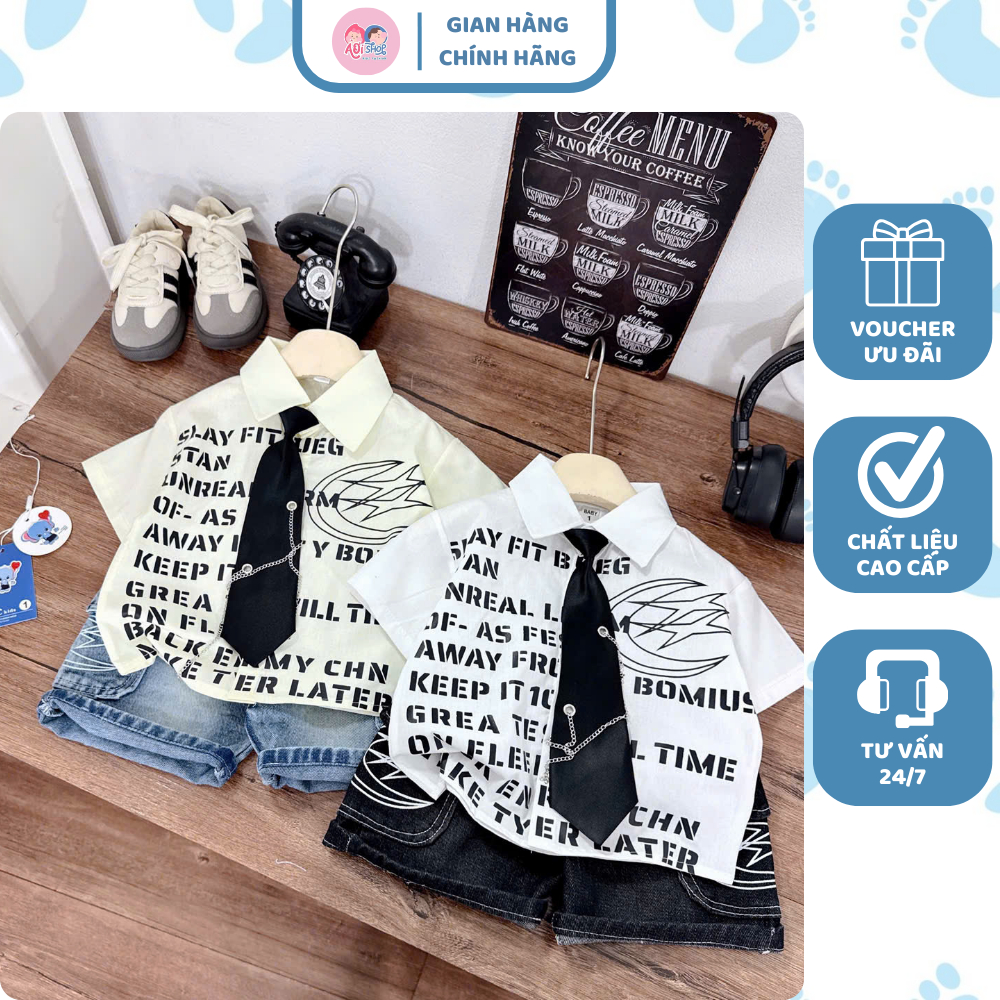 [À ƠI SHOP] N81- bộ sơ mi chữ full áo- a108.309