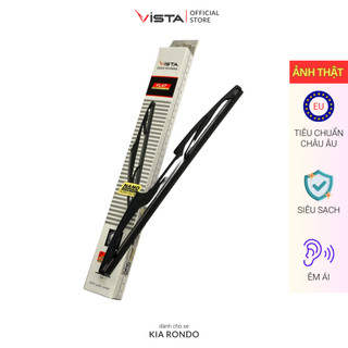 Bộ Gạt Mưa Vista Kính Hậu Cho Xe Ô Tô KIA Rondo - Lưỡi Silicon - Tiêu Chuẩn Châu Âu - Siêu Sạch - Siêu Bền