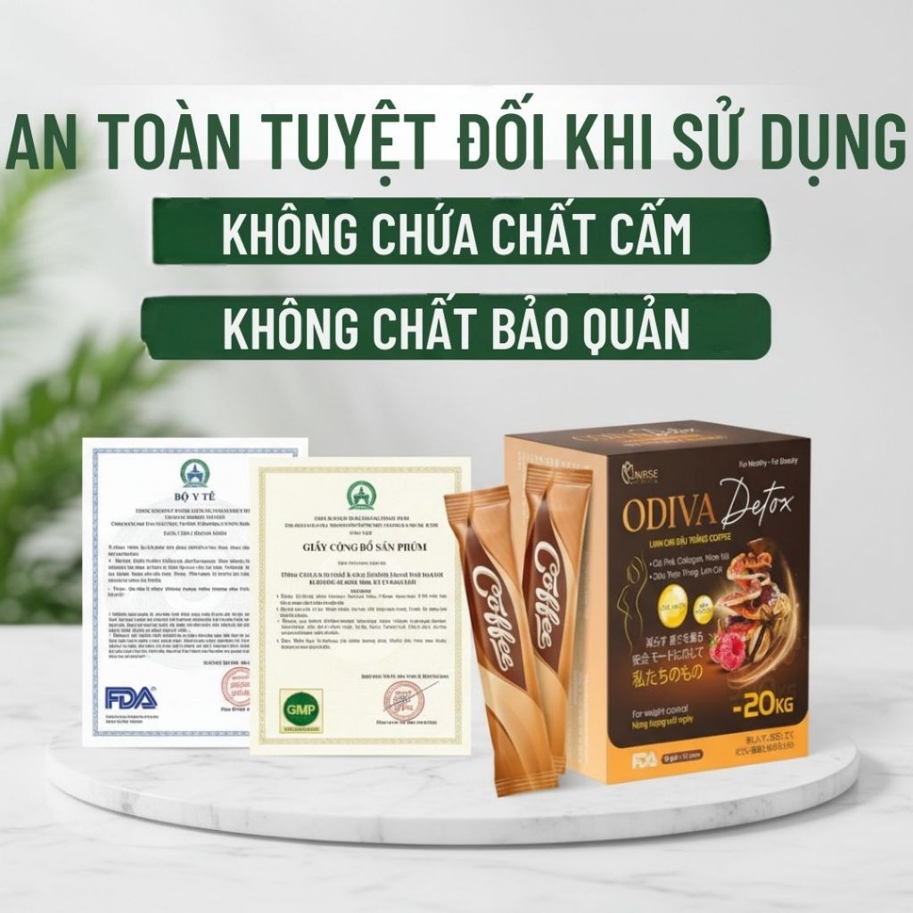 Cà phê Odiva Linh Chi & Đậu Trắng – Mâm Xôi: Giải pháp hoàn hảo kiểm soát cân nặng!
