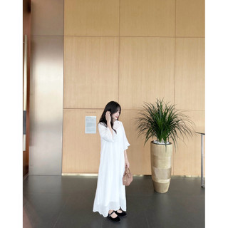 Laura dress - Đầm tơ tay bồng Ma Vie