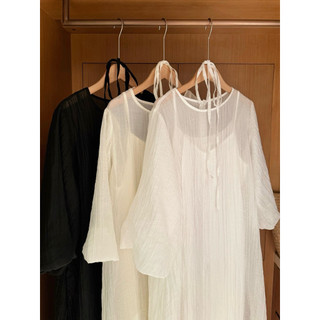 Laura dress - Đầm tơ tay bồng Ma Vie