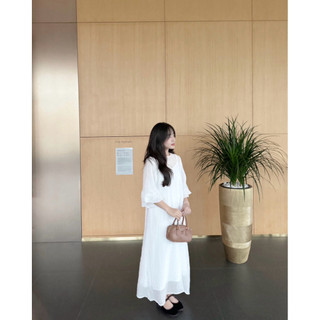 Laura dress - Đầm tơ tay bồng Ma Vie