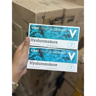 Hộp 7 ống Serum Tế bào gốc cấp nước HA VIKKI Germani nuôi dưỡng tế bào và chống lão hóa da Hộp 7 Ống