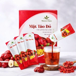 Mật táo đỏ kỷ tử hoa cúc Wakamono Organic Hảo hạng, cải thiện tuần hoàn, phục hồi sức khỏe, bổ khí