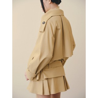 Áo khoác OLV trench thời trang thanh lịch Beige Kate Belted Coat phù hợp đi chơi đi cà phê
