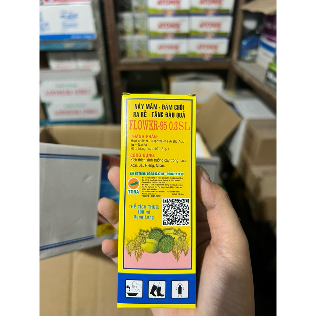Điều hoà sinh trưởng F95 - Flower 95 nảy mầm, đâm chồi, ra rễ, tăng đậu trái chai 100ml