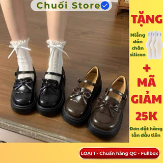 Giày Oxford nữ da PU tổng hợp dệt vải đế cao su dễ thương sang trọng nhẹ nhàng êm ái