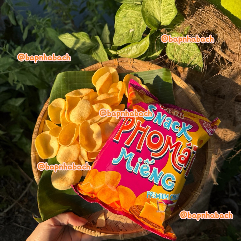 10 GÓI Bánh Snack Phô Mai Miếng Gói Lớn- bim bim Oishi Siêu Ngon ...