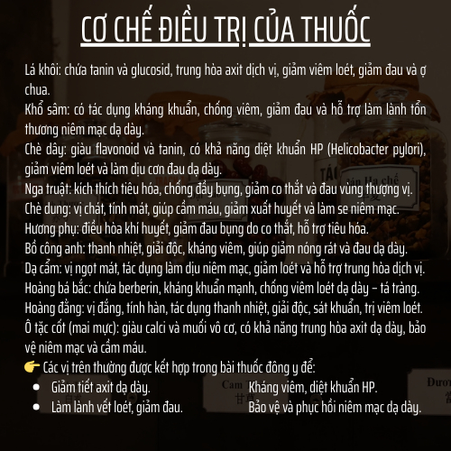 TRA DA DAY DAI TRANG - ĐÔNG CÁT - GIAM DAY HOI, AN KHONG TIEU, TRAO NGUOC, VIEM KHUAN HP - 50 LỌC