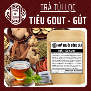 Trà Tiêu Gout (gút) - Đông Cát Đường - Hỗ Trợ Đào Thải A.xit Uric – Giảm Đau Sưng Gout – Bổ Can Thận - Túi 50 lọc