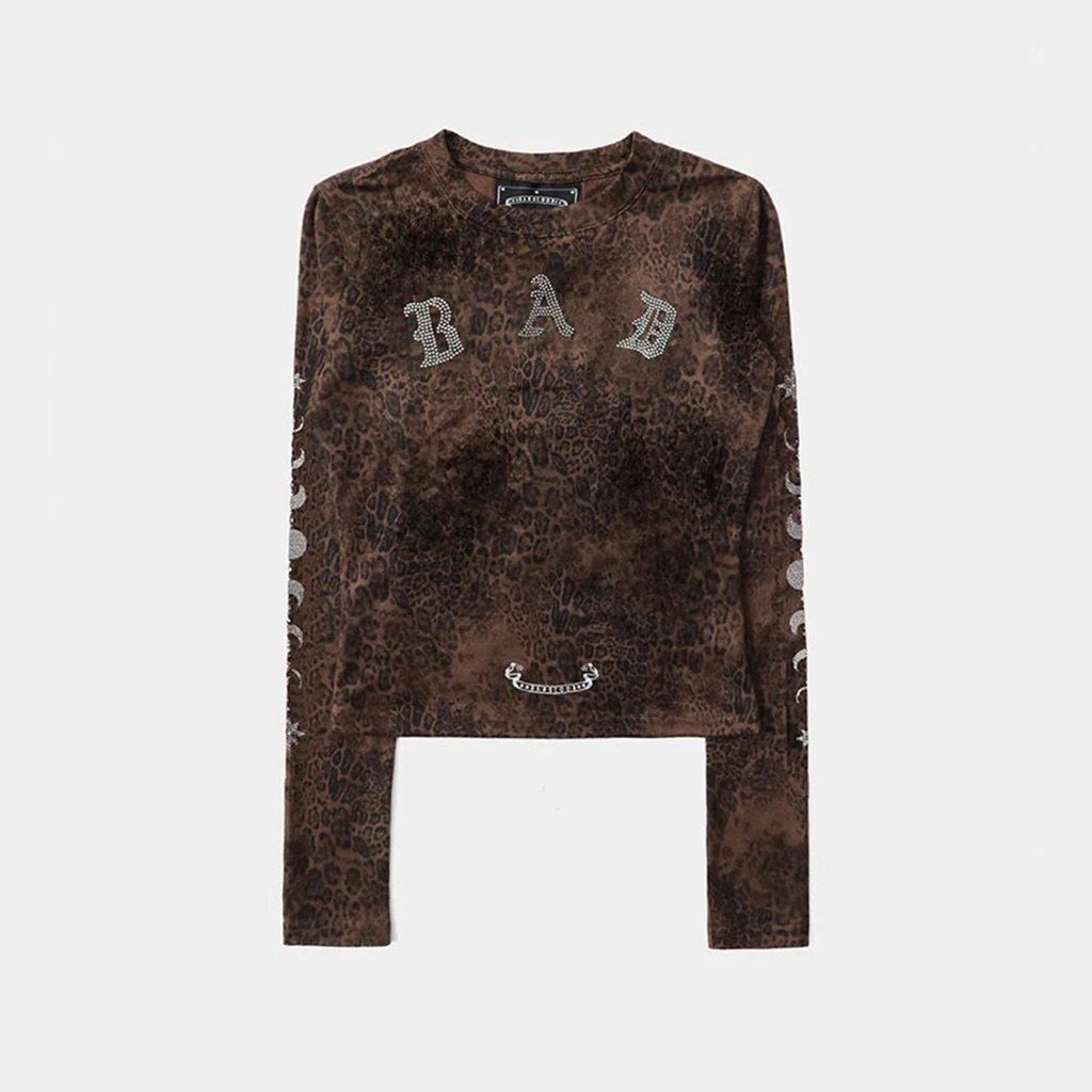 áo thun dài tay badblood dáng croptop 1/1
