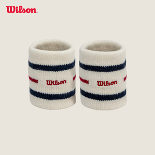 Wilson Unisex Classic Stripe Sweatbands Băng Cổ Tay Thể Thao WA00087U001001