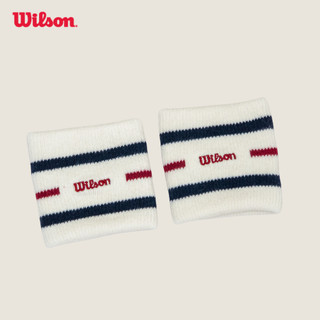 Wilson Unisex Classic Stripe Sweatbands Băng Cổ Tay Thể Thao WA00087U001001