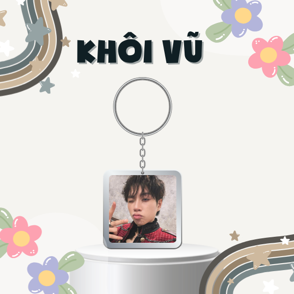 Móc khoá/Keyring Khôi Vũ siêu cấp đẹp trai - Anh trai say hi