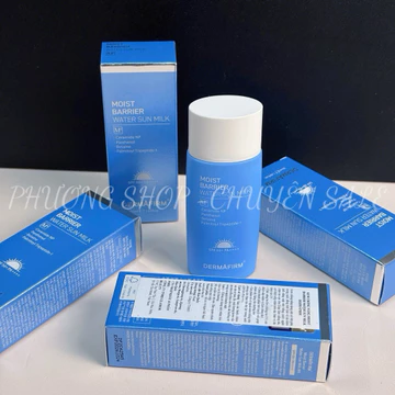 Kem chống nắng dược mỹ phẩm Dermafirm SPF50+ PA++++ 50ml, bảo vệ da khô mất nước, thấm nhanh không bết dính dạng sữa