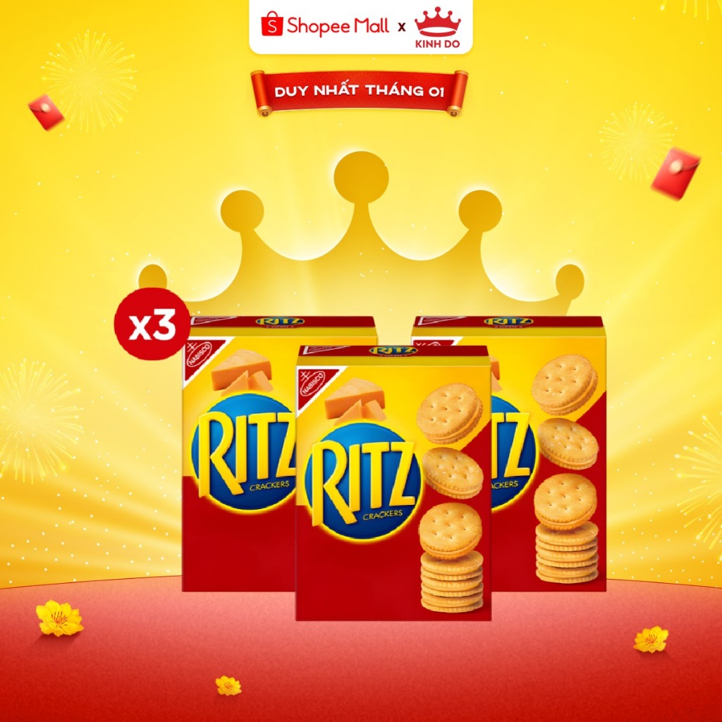 Bánh Quy Ritz Kẹp Kem Phô Mai 106g (Combo 3) | Shopee Việt Nam