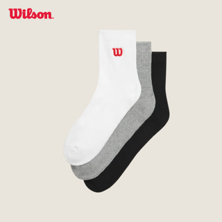 Wilson Quarter Top Socks 3-Pack Tất Thể Thao WU00083511ZAA