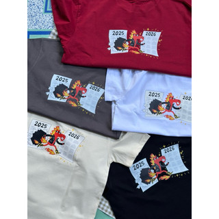 Áo thun BABYTEE NỮ Tết 2026 in hình ngựa vui nhộn phong cách Rock star chất Cotton Premium 250gsm in 2 mặt