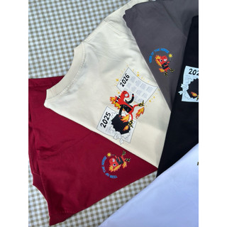Áo thun BABYTEE NỮ Tết 2026 in hình ngựa vui nhộn phong cách Rock star chất Cotton Premium 250gsm in 2 mặt