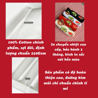 Áo thun Unisex nam nữ Tết 2026 in hình 5 chi tiết truyền thống chất Cotton Premium 250gsm