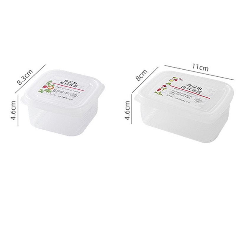 Set 11 hộp đựng thực phẩm trữ đông dùng cho lò vi sóng -20 đến 140 độ, hộp đựng thức ăn 1400 ml 1000ml 900ml