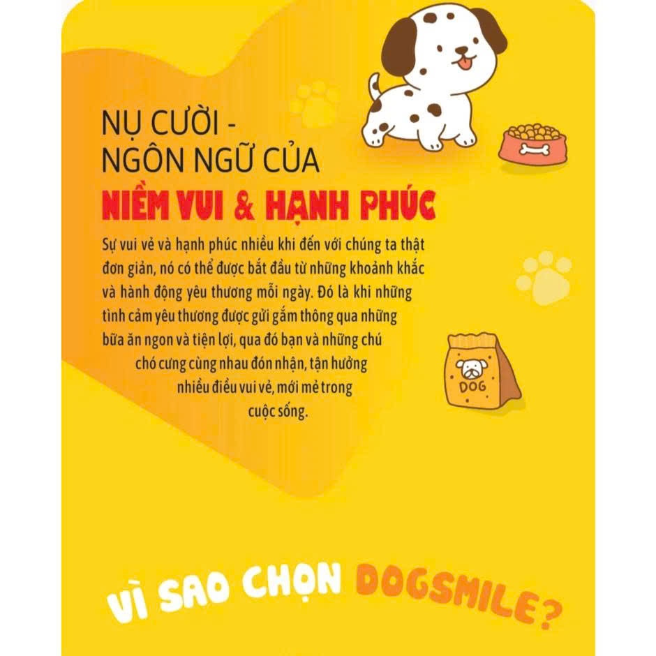 Thức Ăn Hạt Cho Chó Con DogSmile Vị Gà&Sữa Gói 2kg Hỗ Trợ Trí Não Và Xương Răng Chắc Khỏe