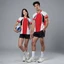 Bộ quần áo bóng đá S1 tay đỏ lửa in tên số theo yêu cầu-Áo bóng đá,đồ đá banh chất liệu thun, mè