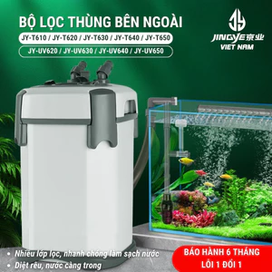 Lọc Thùng JINGYE JY-T610 / JY-T620 / JY-T630 / JY-T640 / JY-T650 - Lọc Êm Mạnh Cho Hồ Cá Thủy Sinh