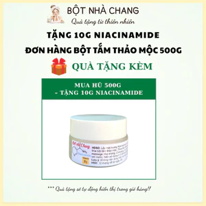TẶNG 10G NIACINAMIDE CHO ĐƠN HÀNG BỘT TẮM THẢO MỘC 500G