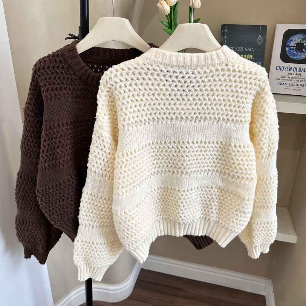 Áo Len Tay Dài Mirage Dệt Kim Sang Trọng Local Brand Chất Len Mềm Mịn.