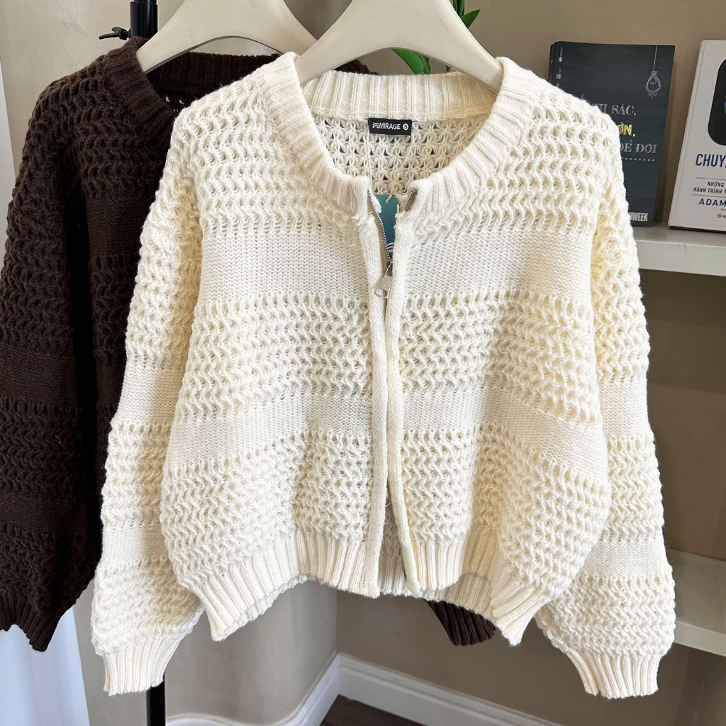 Áo Len Tay Dài Mirage Dệt Kim Sang Trọng Local Brand Chất Len Mềm Mịn.