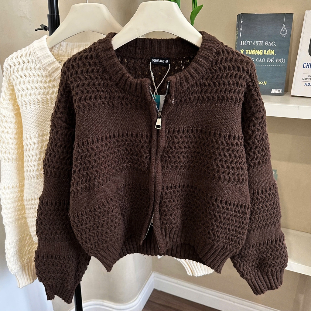 Áo Len Tay Dài Mirage Dệt Kim Sang Trọng Local Brand Chất Len Mềm Mịn.