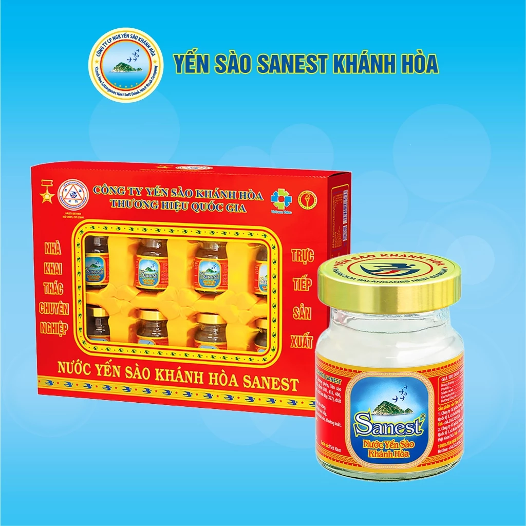 [Hộp 8 lọ 70m] Nước Yến