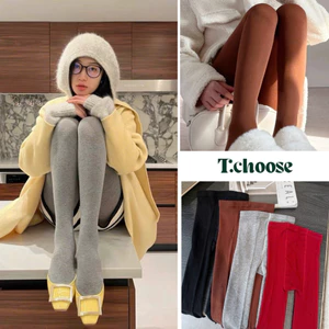 Quần tất trơn 4 màu dày ấm co giãn TCHOOSE