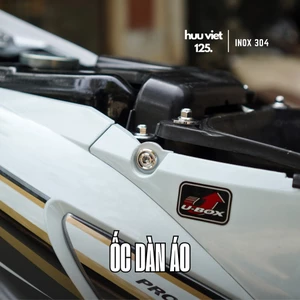 Bộ ốc dàn áo Inox Future, Wave, Ex, Ab, Lead, Vario, Vision, Scoopy, Sh, Stylo...