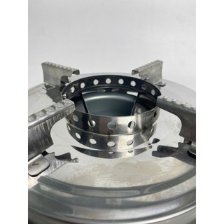 Bếp Cồn Inox Gạt Tay, Chất Liệu Inox Dày, An Toàn, Dễ Sử Dụng