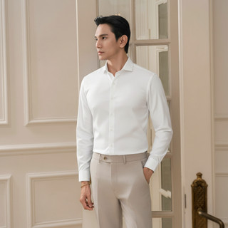 [T7_SALE 20%_HT] Áo Sơ Mi Nam Dài Tay Trắng 9SMDT504TRK Biluxury Form Biluxury Cao Cấp Chống Nhăn Chống Bám Bẩn