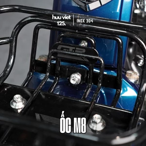 Ốc Inox 304 M8, đường kính 8mm (8li) phù hợp gắn đc nhiều vị trí trên xe