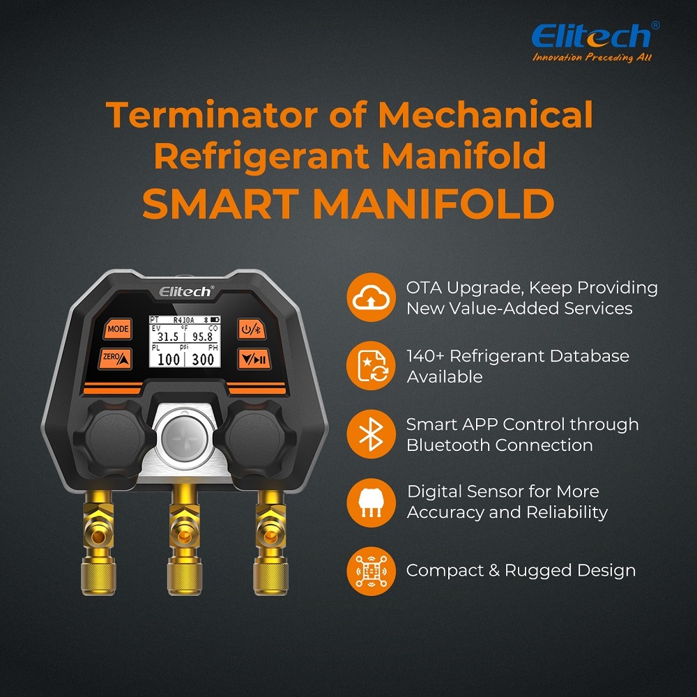 ĐỒNG HỒ ĐO GA LẠNH KỸ THUẬT SỐ THÔNG MINH ELITECH MS-100