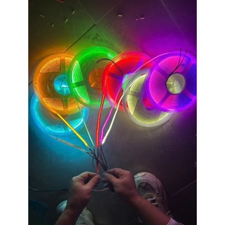 Cuộn dây led Cob 5m 10m siêu sáng led dán 12v, 24v trang trí chống nước dùng cho ô tô và xe tải