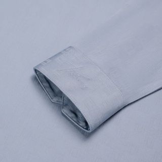 [T7_SALE 20%_HT] Áo Sơ Mi Dài Tay Ghi Đá Thiết Kế Hoạ Tiết Ẩn 9SMDH570GHD Biluxury Form Slimfit Cao Cấp Chống Nhăn