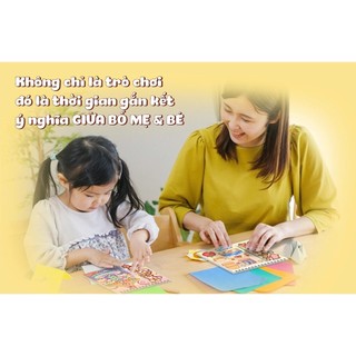 Sách Bóc Dán 3D Capybara | Sách Sticker Cho Bé | Hình Dán Nổi Phát Triển Tư Duy